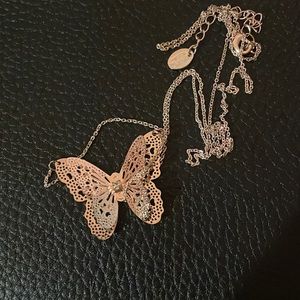New 3D Butterfly Necklace
